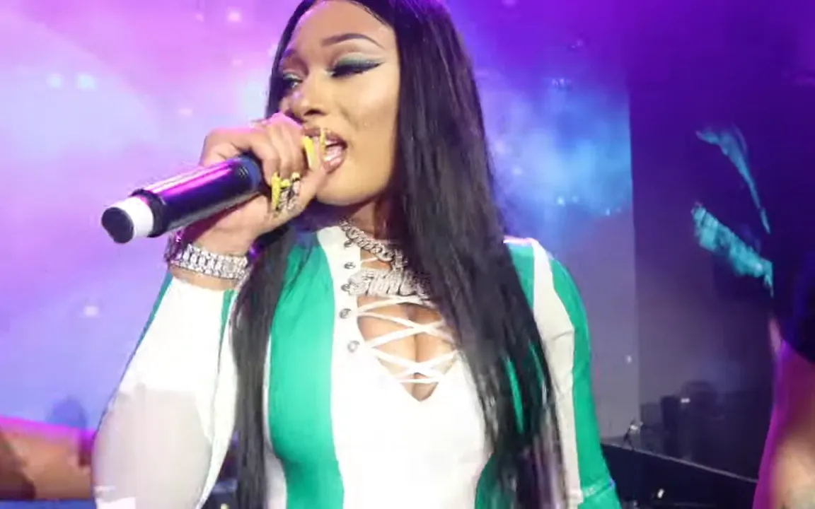 Megan Thee Stallion performing in Lagos in 2019