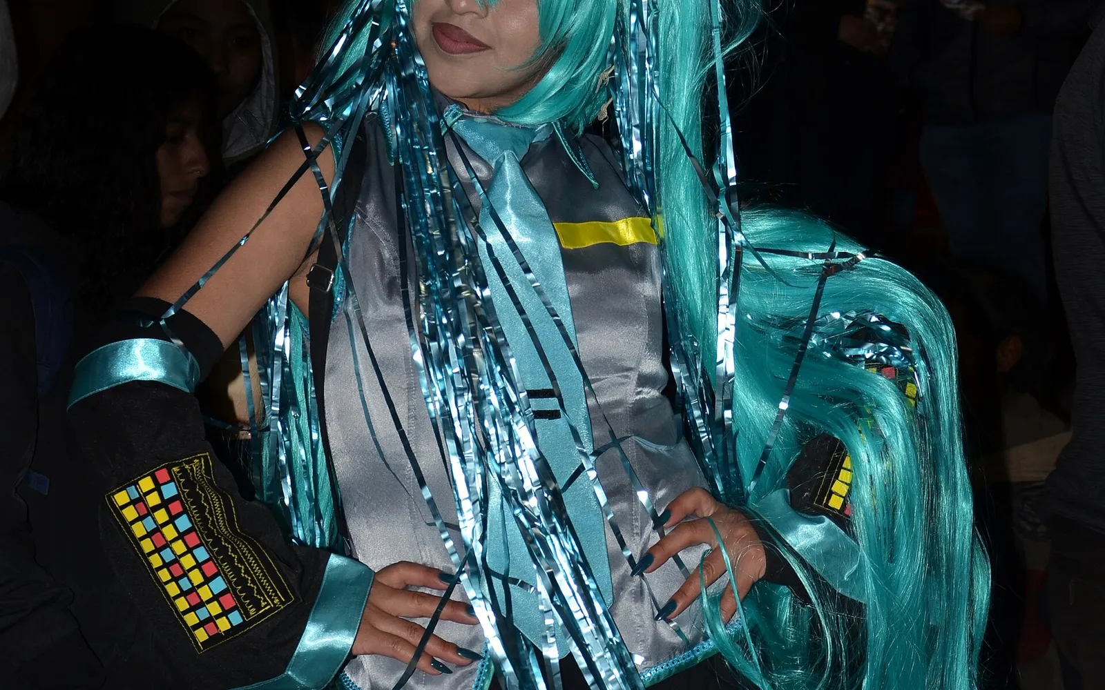 Hatsune Miku cosplay in Bolivia