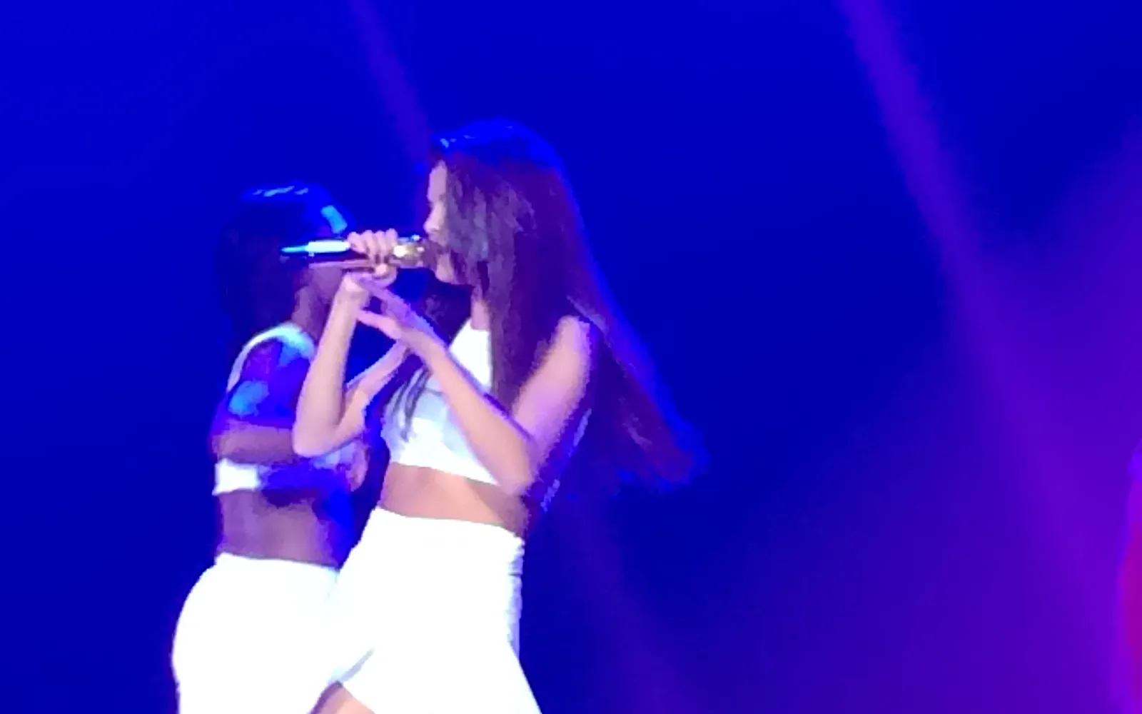 Selena Gomez performing on the Stars Dance Tour in San Diego