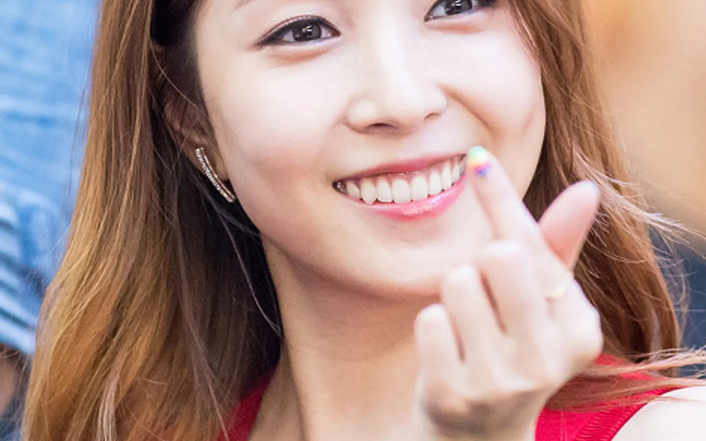 BoA at a fan-signing event in Seoul in May 2015