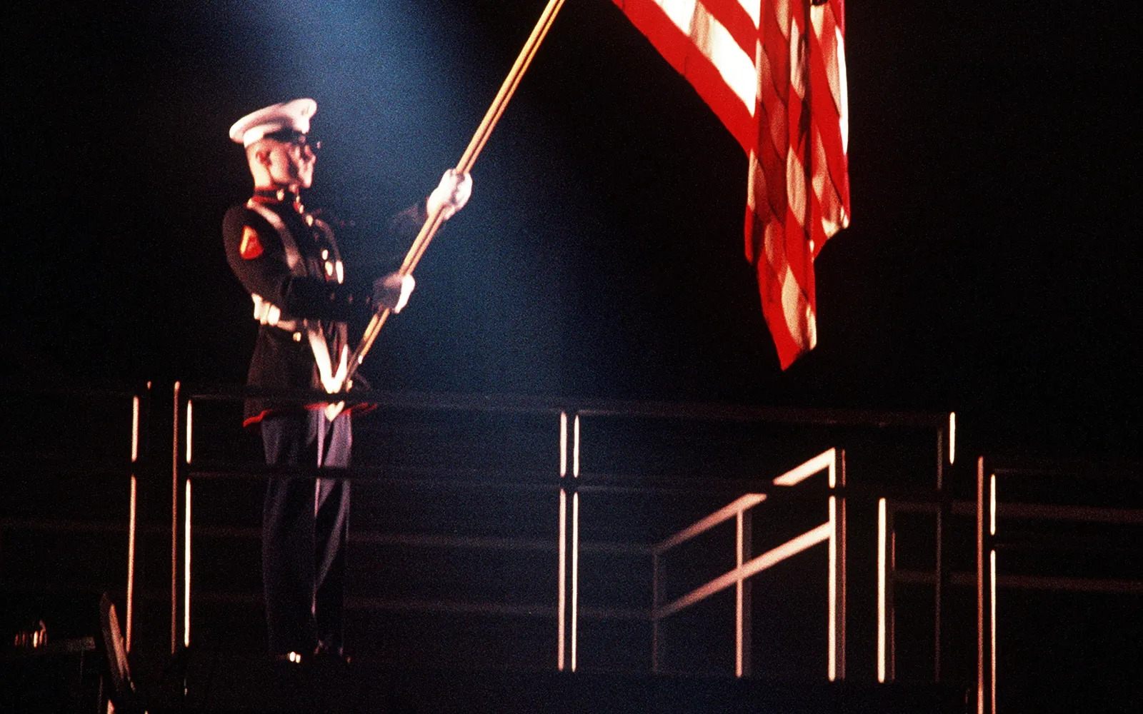 Whitney Houston performing at the 1991 Welcome Home Heroes concert