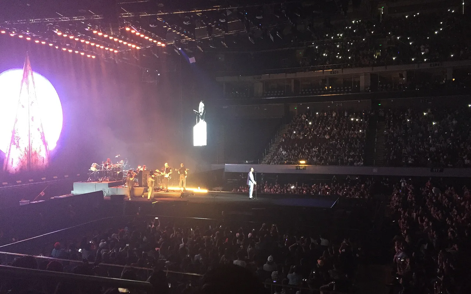 Sam Smith performing in Manila in 2018