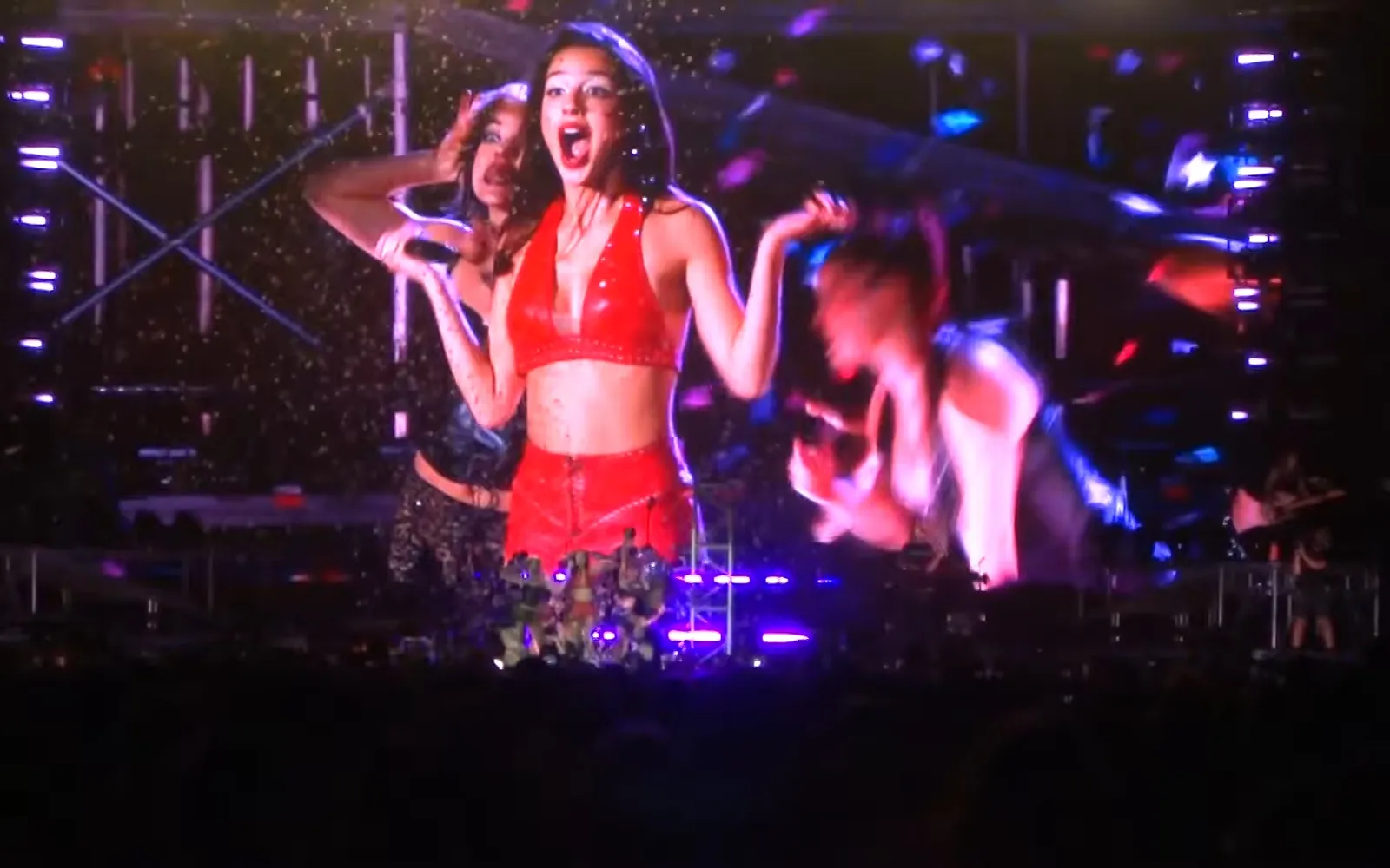 Olivia Rodrigo performing at Lollapalooza Argentina in 2025