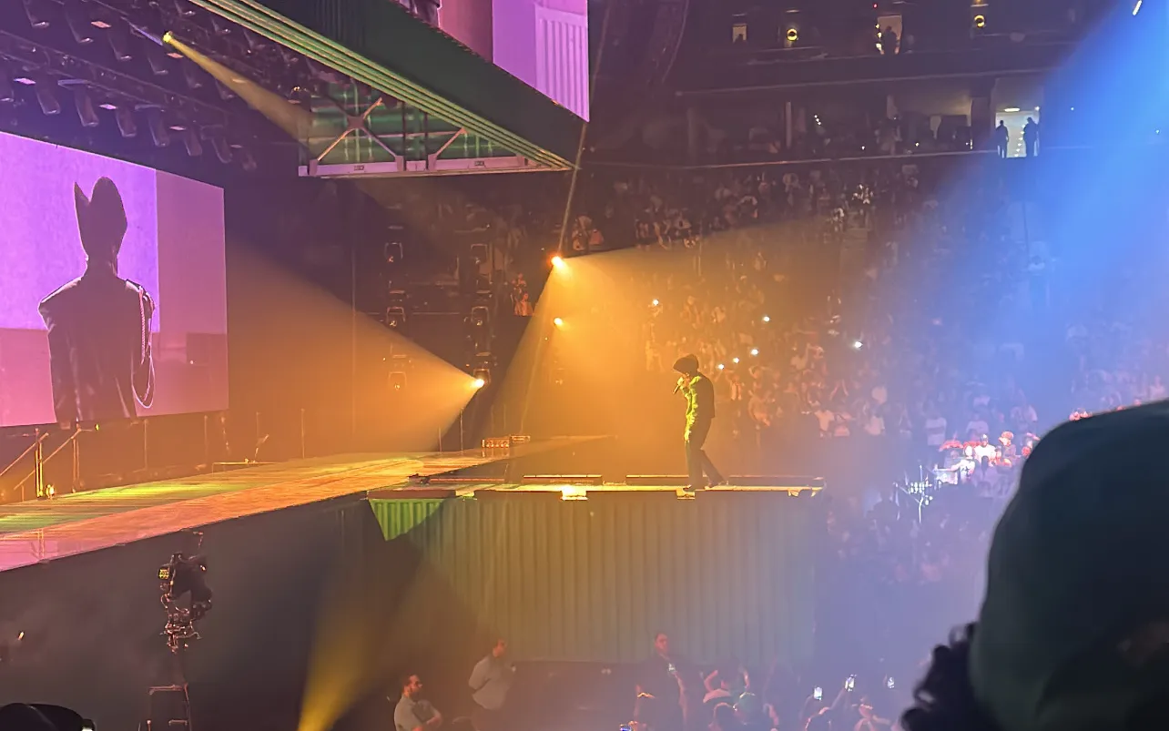 Tyler the Creator performing on the Chromakopia World Tour