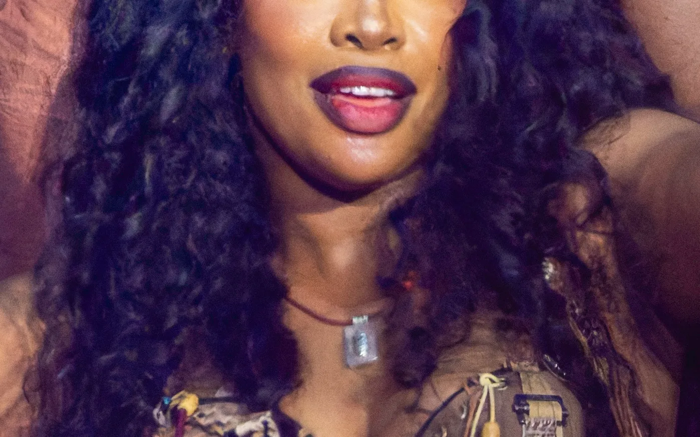 SZA performing at Glastonbury Festival in 2024